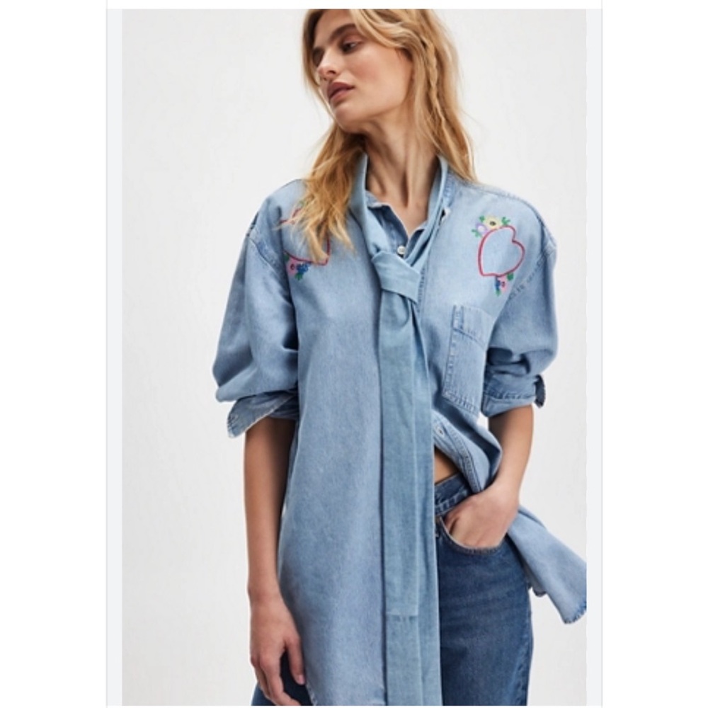 NWT Vintage Ralph Lauren Tricia Fix‎ Cowgirl Wester Shirt Button Down M/L